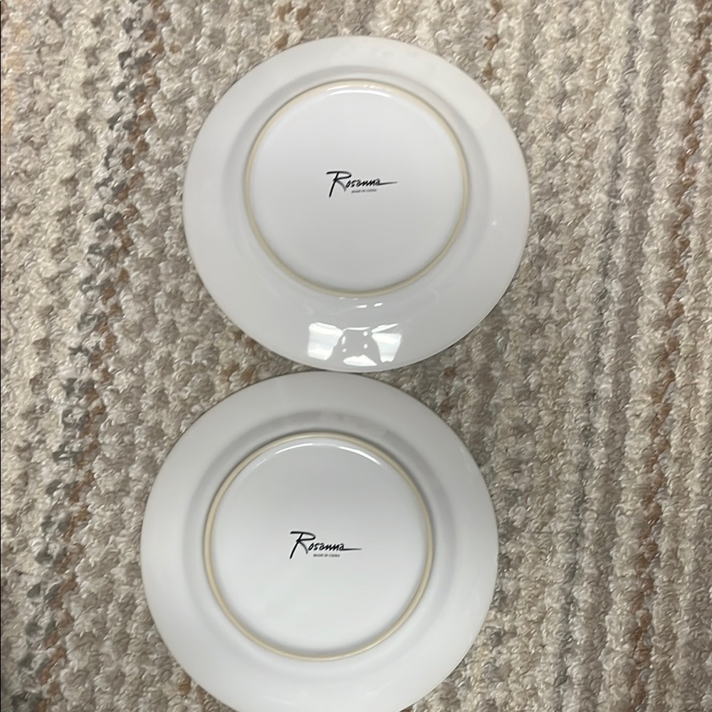 3 Rosanna "Happy St Patrick's Day!" Ireland Dessert Appetizer Plates Dishes 8" - Picture 6 of 8
